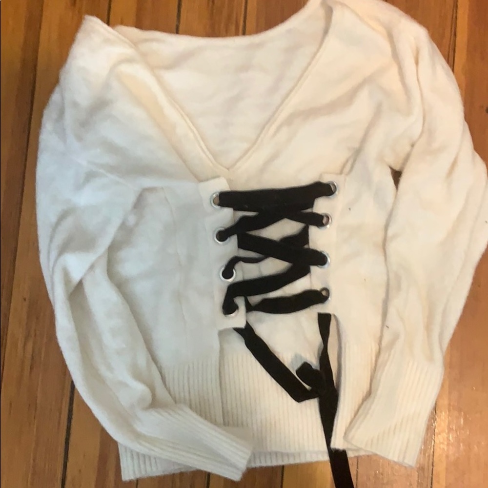 Victoria’s Secret Sweater- tie back